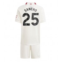 Manchester United Jadon Sancho #25 Rezervni Dres za djecu 2023-24 Kratak Rukav (+ Kratke hlače)